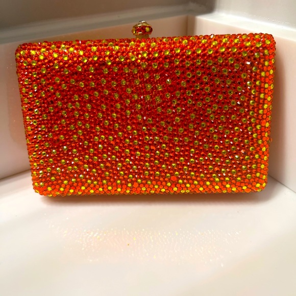 Orange & Gold/Yellow Clutch - Picture 1 of 2